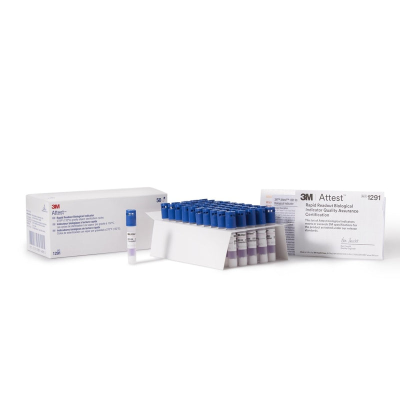 3M Attest Rapid Readout Sterilization Biological Indicator Vial - 196098_BX - 1 3M Attest Rapid Readout Sterilization Biological Indicator Vial - 196098_BX - 1