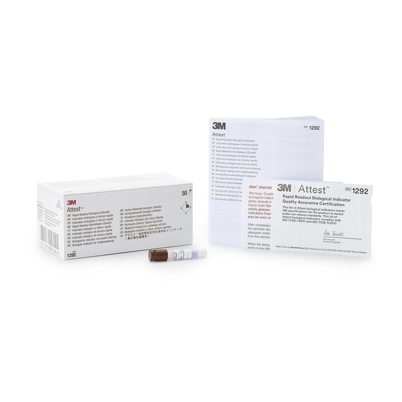 3M Attest Rapid Readout Sterilization Biological Indicator Vial - 283333_BX - 2 3M Attest Rapid Readout Sterilization Biological Indicator Vial - 283333_BX - 2