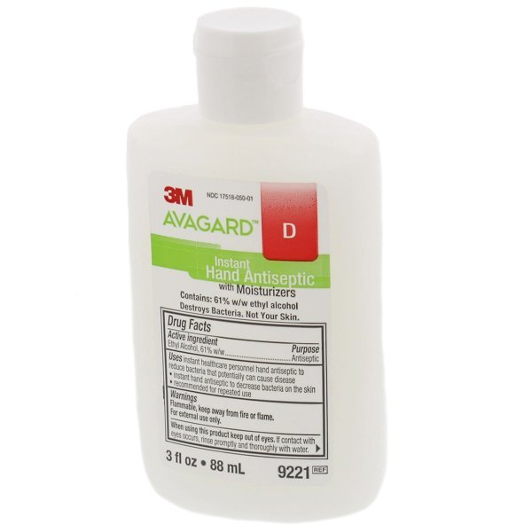 3M Avagard D Instant Hand Antiseptic With Moisturizers - 406350_CS - 6 3M Avagard D Instant Hand Antiseptic With Moisturizers - 406350_CS - 6