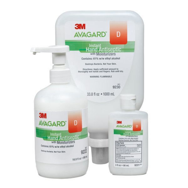 3M Avagard D Instant Hand Antiseptic With Moisturizers - 406350_EA - 1 3M Avagard D Instant Hand Antiseptic With Moisturizers - 406350_EA - 1