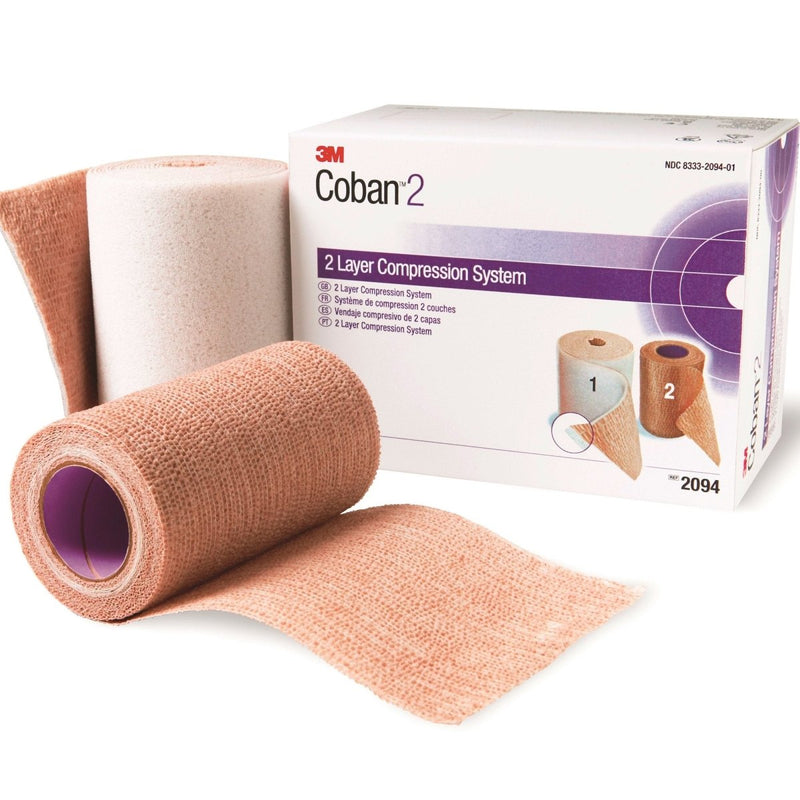 3M Coban 2 Self Adherent / Pull On Closure Two Layer Compression Bandage System - 989726_BX - 1 3M Coban 2 Self Adherent / Pull On Closure Two Layer Compression Bandage System - 989726_BX - 1