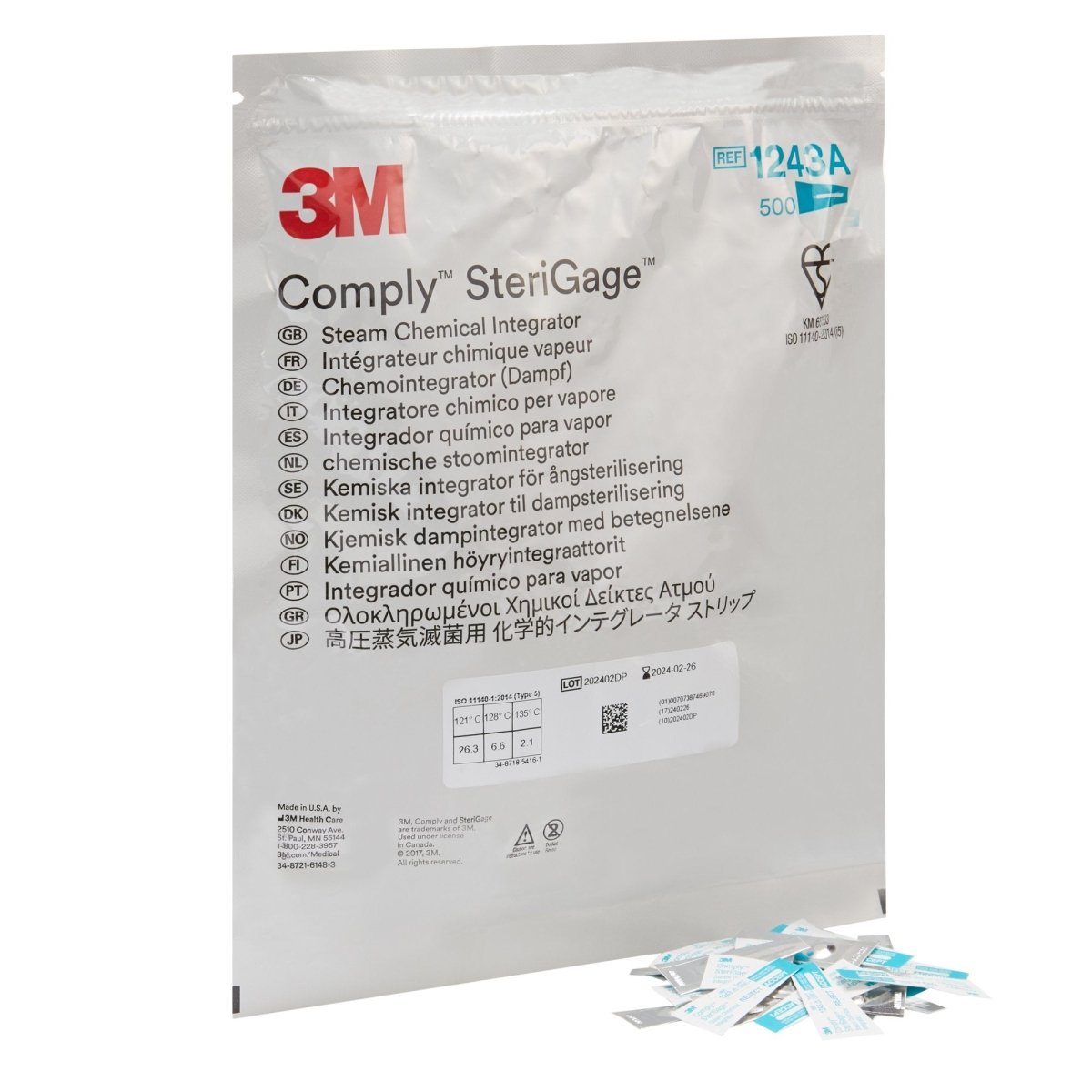 3M Comply Sterigage Chemical Integrator - 134499_BG - 1 3M Comply Sterigage Chemical Integrator - 134499_BG - 1