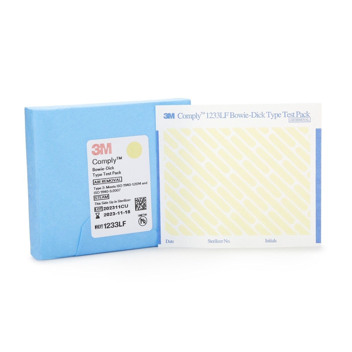 3M Comply Sterilization Bowie Dick Test Pack - 724430_BG - 1 3M Comply Sterilization Bowie Dick Test Pack - 724430_BG - 1