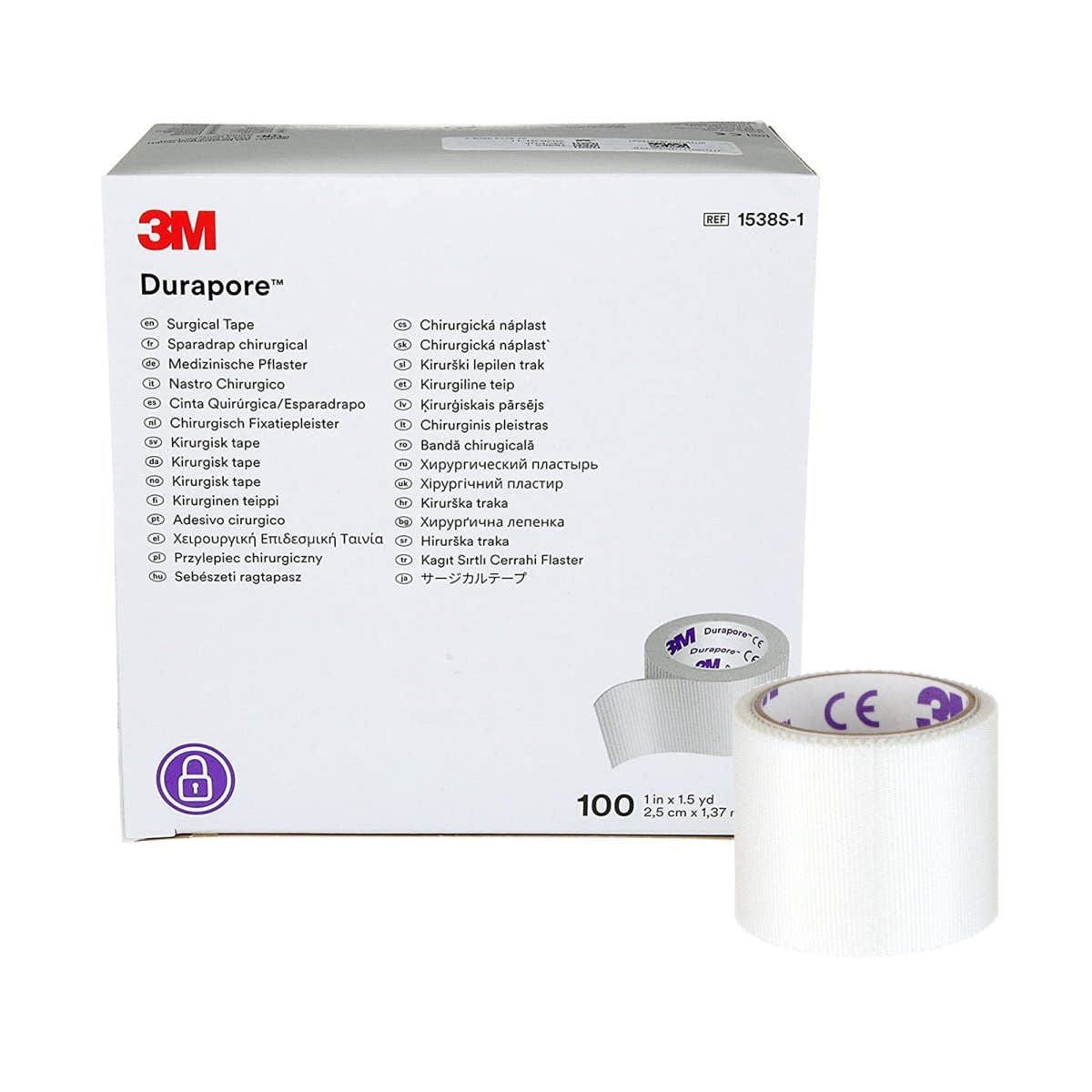 3M Durapore Silk Like Cloth Medical Tape - 6020_BX - 1 3M Durapore Silk Like Cloth Medical Tape - 6020_BX - 1