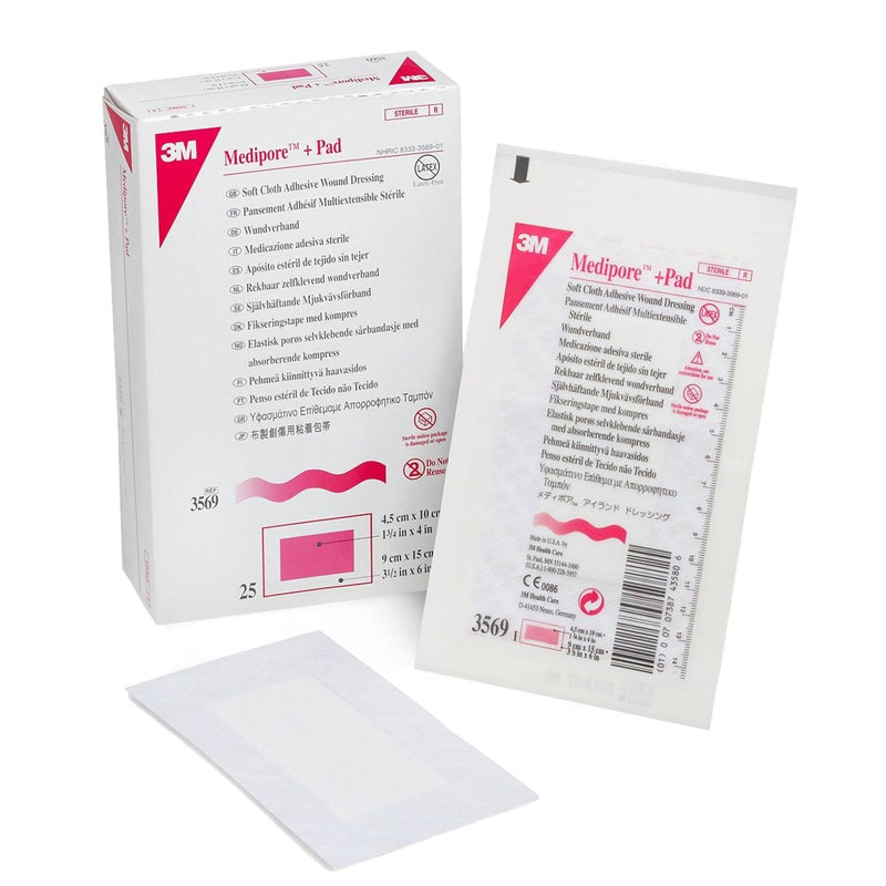 3M Medipore Adhesive Dressing - 324094_BX - 2 3M Medipore Adhesive Dressing - 324094_BX - 2