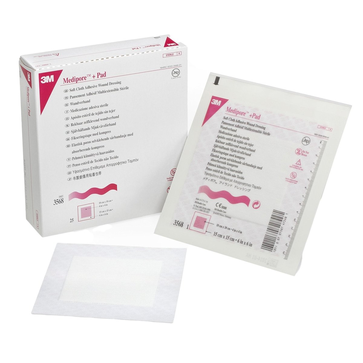 3M Medipore Adhesive Dressing - 324094_EA - 1 3M Medipore Adhesive Dressing - 324094_EA - 1
