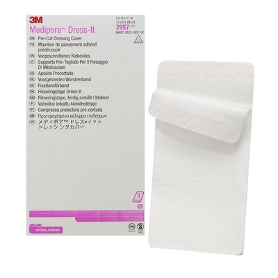 3M Medipore Dress It Dressing Retention Tape With Liner - 209701_BX - 1 3M Medipore Dress It Dressing Retention Tape With Liner - 209701_BX - 1