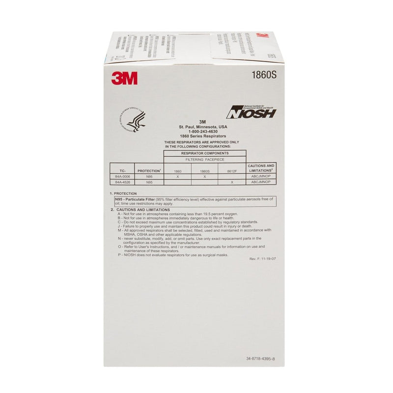 3M Particulate Respirator and Surgical Mask - 296194_CS - 10 3M Particulate Respirator and Surgical Mask - 296194_CS - 10