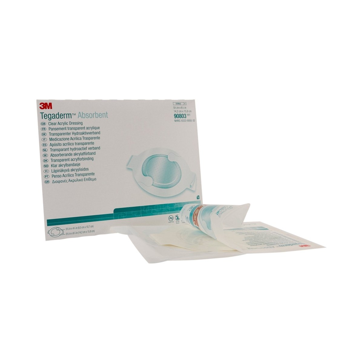 3M Tegaderm Absorbent Acrylic Transparent Film Dressing Oval - Sterile - 486262_BX - 1 3M Tegaderm Absorbent Acrylic Transparent Film Dressing Oval - Sterile - 486262_BX - 1