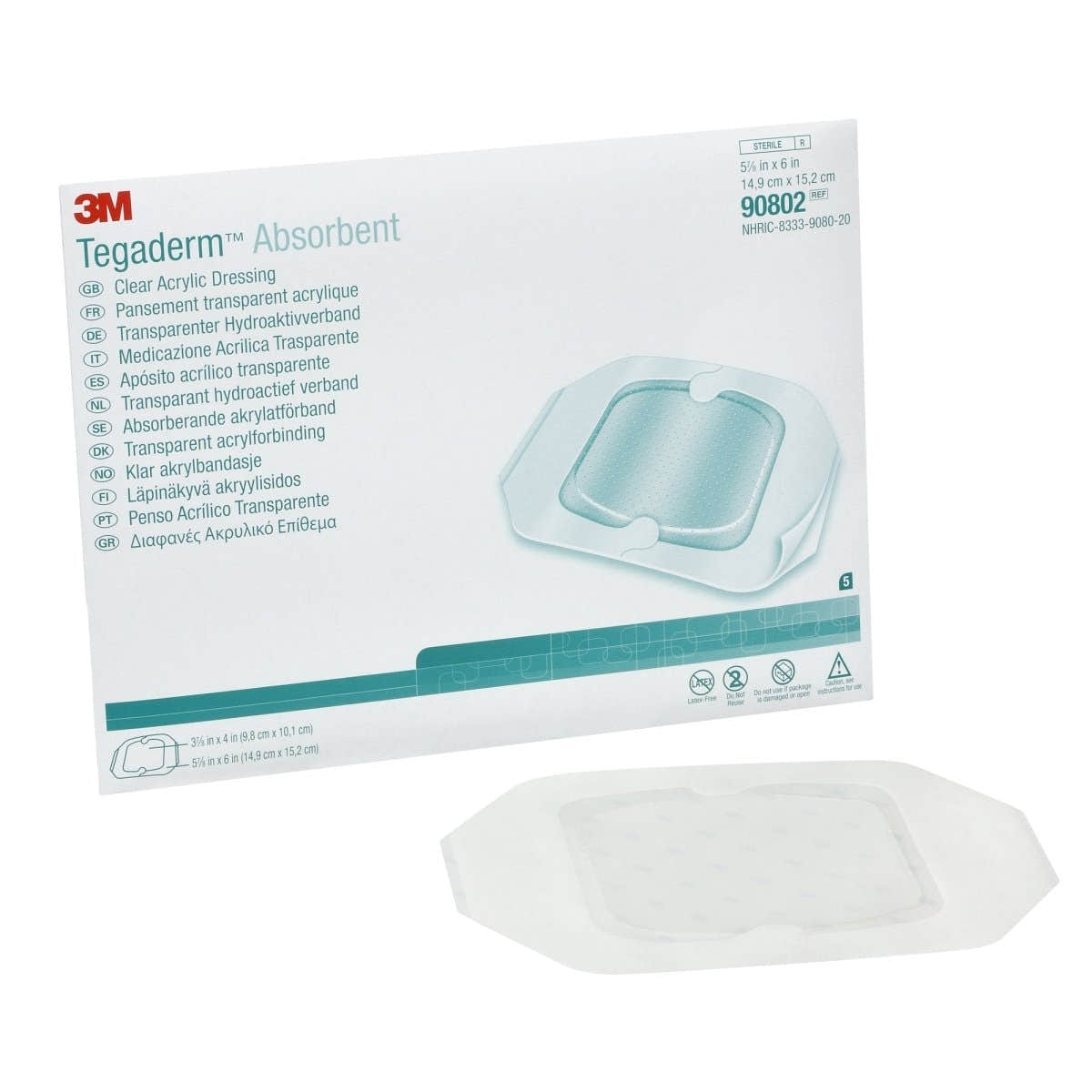 3M Tegaderm Absorbent Acrylic Transparent Film Dressing Oval - Sterile - 486262_BX - 1 3M Tegaderm Absorbent Acrylic Transparent Film Dressing Oval - Sterile - 486526_BX - 2