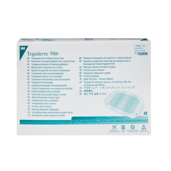 3M Tegaderm Transparent Film Dressing Frame Style - 121653_EA - 12 3M Tegaderm Transparent Film Dressing Frame Style - 121653_EA - 12
