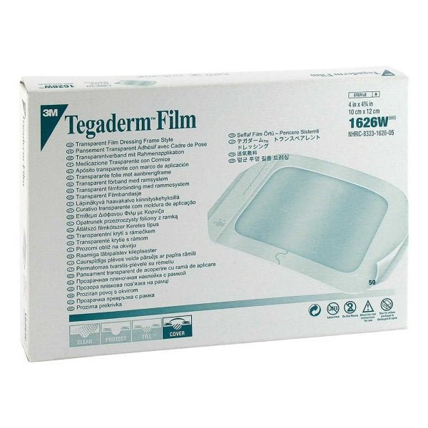 3M Tegaderm Transparent Film Dressing Frame Style - 121653_EA - 16 3M Tegaderm Transparent Film Dressing Frame Style - 121653_EA - 16