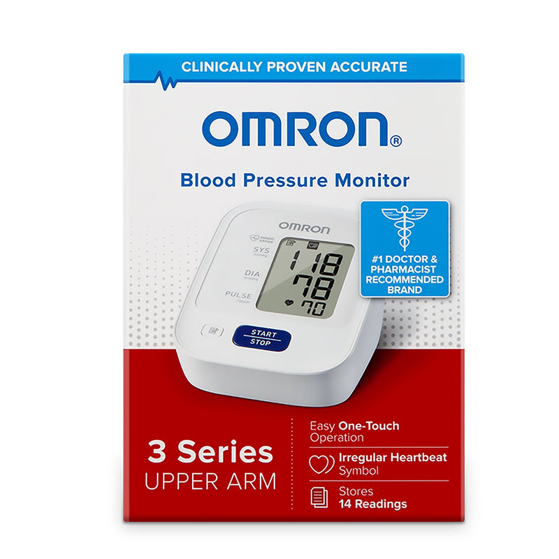 Omron 3 Series Digital Blood Pressure Monitoring Unit 1 Tube -Each Omron 3 Series Digital Blood Pressure Monitoring Unit 1 Tube -Each