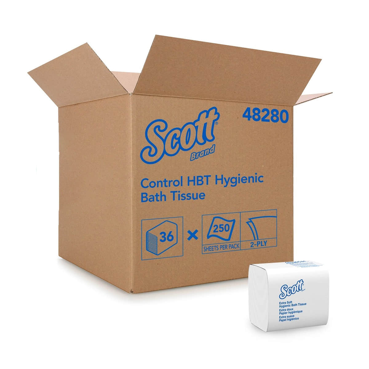 Scott Control Hygienic High-Capacity Toilet Tissue -Case of 36 Scott Control Hygienic High-Capacity Toilet Tissue -Case of 36