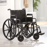 McKesson Bariatric Wheelchair with Swing-Away Footrest, 24-Inch Seat Width -Each McKesson Bariatric Wheelchair with Swing-Away Footrest, 24-Inch Seat Width -Each