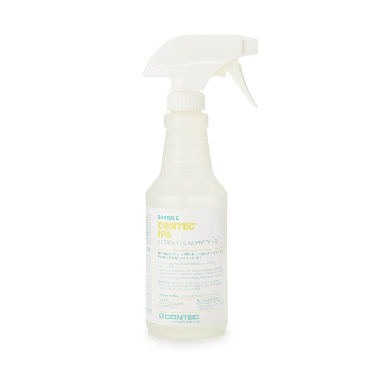 Contec Isopropyl Alcohol Surface Disinfectant Spray, 16 oz. -Case of 12 Contec Isopropyl Alcohol Surface Disinfectant Spray, 16 oz. -Case of 12