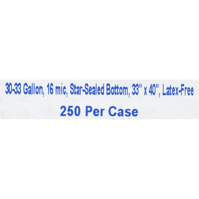 SAF-T-SEAL Infectious Waste Bag, 30-33 ga; -Case of 250 SAF-T-SEAL Infectious Waste Bag, 30-33 ga; -Case of 250