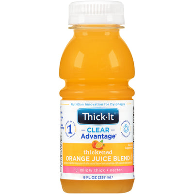 Thick-It Clear Advantage Nectar Consistency Thickened Beverage, Orange, 8 oz. Bottle -Case of 24 Thick-It Clear Advantage Nectar Consistency Thickened Beverage, Orange, 8 oz. Bottle -Case of 24