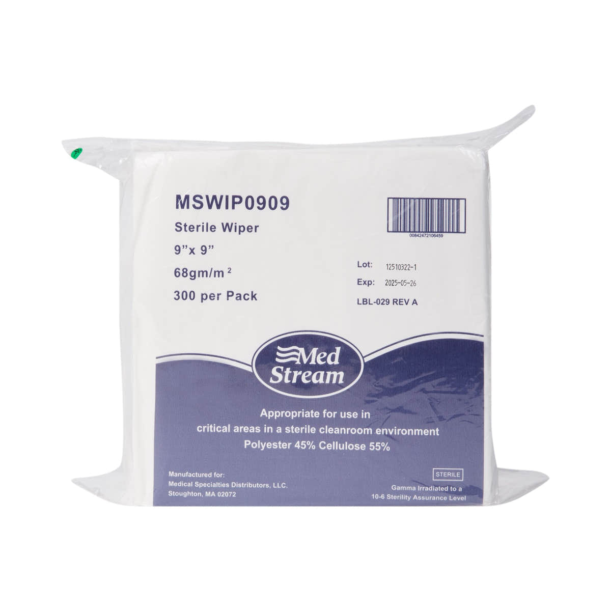 McKesson Cleanroom Wipes -Case of 3600 McKesson Cleanroom Wipes -Case of 3600