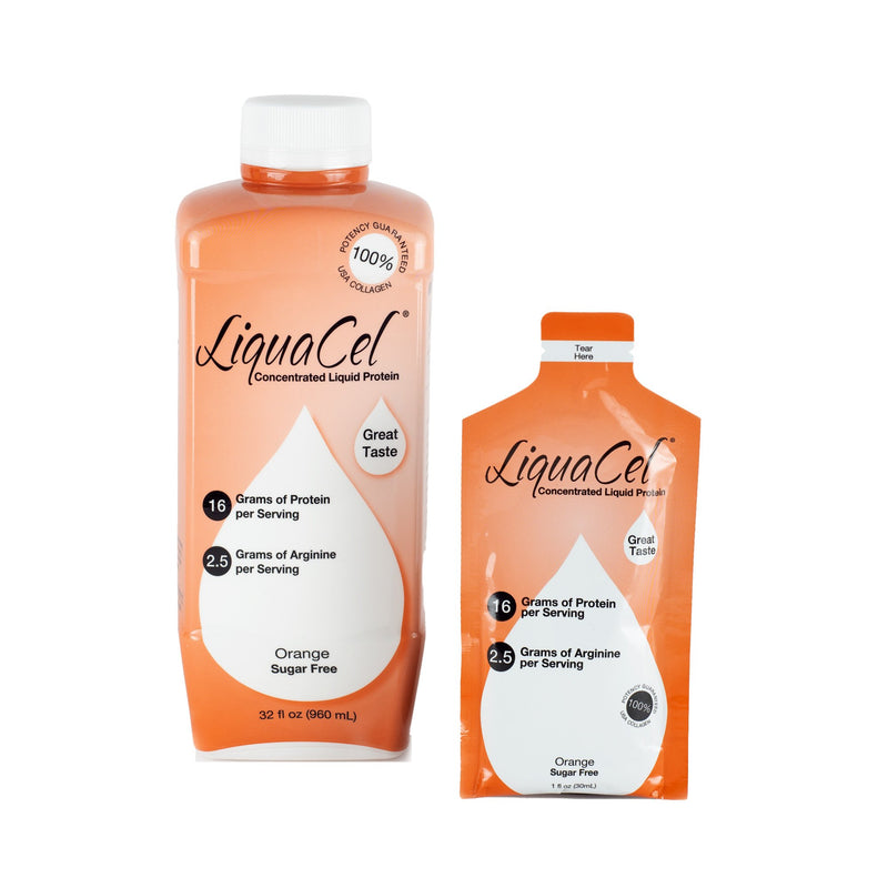 LiquaCel Concentrated Liquid Protein, Orange, 32 oz. Bottle -Case of 6 LiquaCel Concentrated Liquid Protein, Orange, 32 oz. Bottle -Case of 6