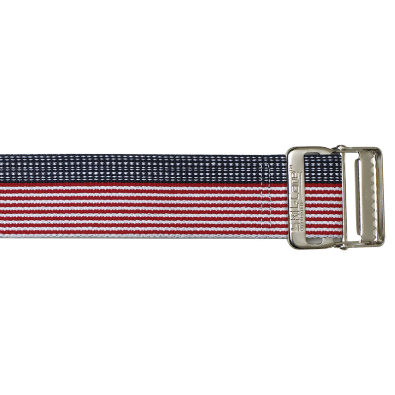 SkiL-Care Heavy-Duty Gait Belt with Metal Buckle, Stars & Stripes, 60 Inch -Each SkiL-Care Heavy-Duty Gait Belt with Metal Buckle, Stars & Stripes, 60 Inch -Each
