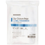 McKesson Zip Closure Bag, 12 x 12 in. -Box of 1 McKesson Zip Closure Bag, 12 x 12 in. -Box of 1