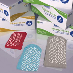 Dynarex Single Tread Slipper Socks, 2X-Large -Case of 48 Dynarex Single Tread Slipper Socks, 2X-Large -Case of 48