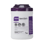 Super Sani-Cloth Surface Disinfectant Wipe, Large Canister -Can of 160 Super Sani-Cloth Surface Disinfectant Wipe, Large Canister -Can of 160