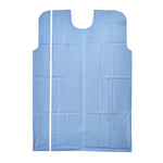 Graham Medical Products Patient Exam Gown Sleeveless Waist Tie, Medium/Large, Blue -Case of 50 Graham Medical Products Patient Exam Gown Sleeveless Waist Tie, Medium/Large, Blue -Case of 50