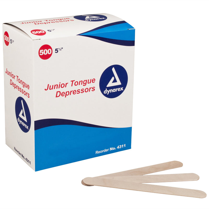 dynarex Junior Tongue Depressors -Case of 5000 dynarex Junior Tongue Depressors -Case of 5000