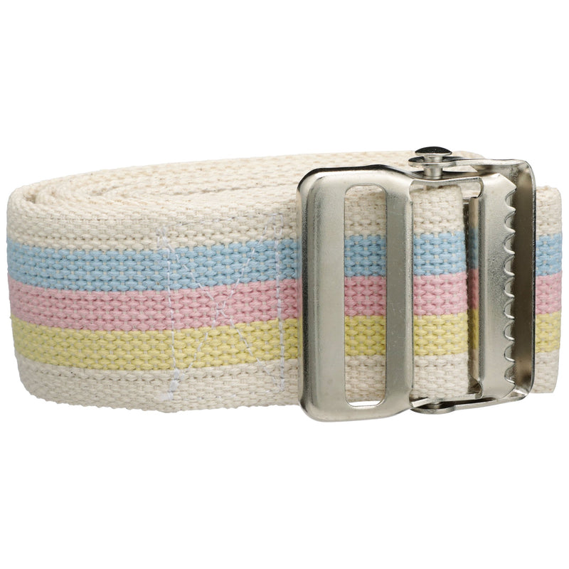 McKesson Gait Belt Heavy Duty, 60 Inch, Pastel Stripe -Case of 48 McKesson Gait Belt Heavy Duty, 60 Inch, Pastel Stripe -Case of 48