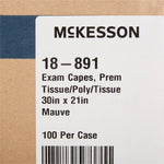 McKesson Exam Cape, Muave, 21 X 30 Inch -Case of 100 McKesson Exam Cape, Muave, 21 X 30 Inch -Case of 100