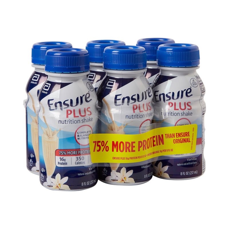 Ensure Plus Nutrition Shake, Vanilla, 8 oz. Bottle -Case of 24 Ensure Plus Nutrition Shake, Vanilla, 8 oz. Bottle -Case of 24
