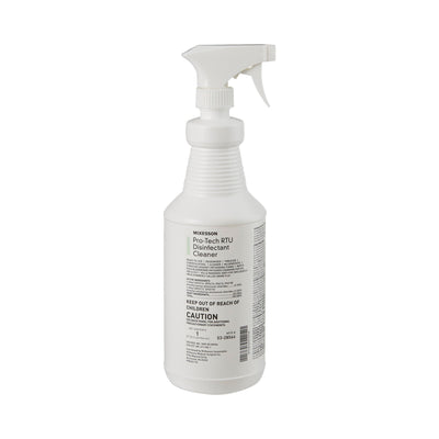 McKesson Pro-Tech Surface Disinfectant Cleaner Alcohol-Based Liquid, Non-Sterile, Floral Scent, 32 oz Bottle -Case of 12 McKesson Pro-Tech Surface Disinfectant Cleaner Alcohol-Based Liquid, Non-Sterile, Floral Scent, 32 oz Bottle -Case of 12