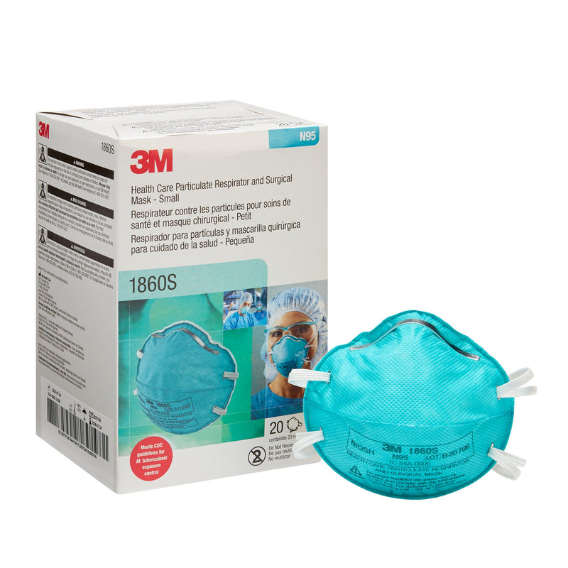 3M Particulate Respirator and Surgical Mask, Small -Box of 20 3M Particulate Respirator and Surgical Mask, Small -Box of 20