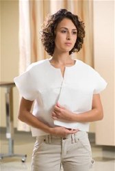 Graham Medical Products Exam Cape, White -Case of 100 Graham Medical Products Exam Cape, White -Case of 100