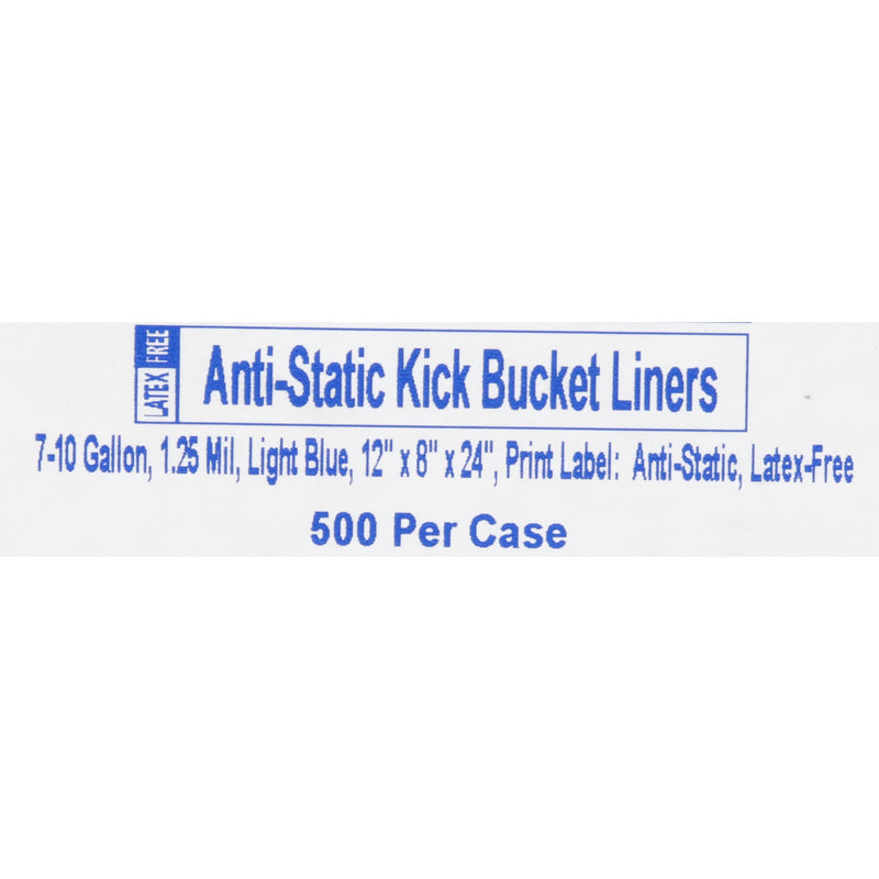 McKesson Anti-Static Kick Bucket Liners -Case of 500 McKesson Anti-Static Kick Bucket Liners -Case of 500