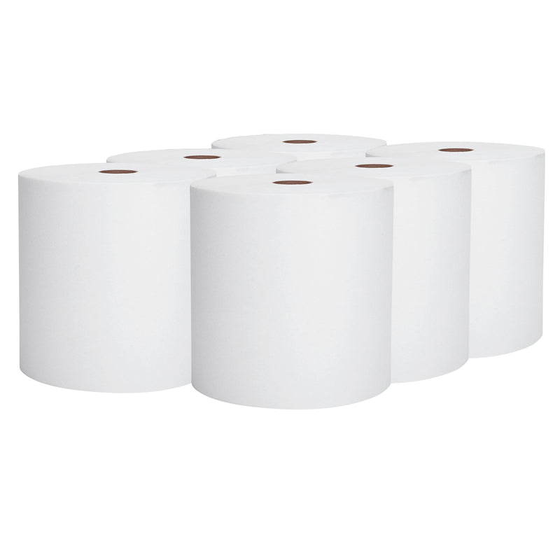 Scott Hardwound Continuous Roll Paper Towels, White, 8" x 950' -Case of 6 Scott Hardwound Continuous Roll Paper Towels, White, 8" x 950' -Case of 6