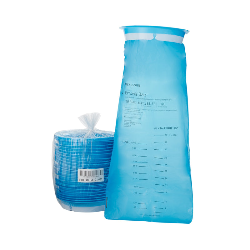 McKesson Emesis Bag -Case of 100 McKesson Emesis Bag -Case of 100