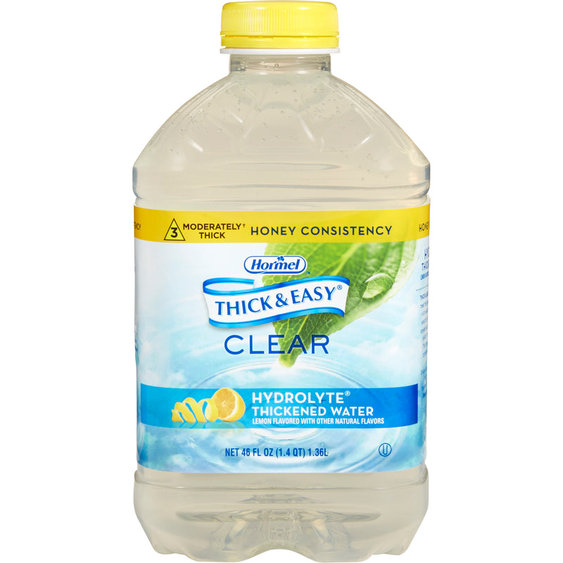 Thick & Easy Hydrolyte Honey Consistency Thickened Water, Lemon, 46 oz. Bottle -Case of 6 Thick & Easy Hydrolyte Honey Consistency Thickened Water, Lemon, 46 oz. Bottle -Case of 6
