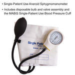 Mabis Aneroid Sphygmomanometer, White -Each Mabis Aneroid Sphygmomanometer, White -Each