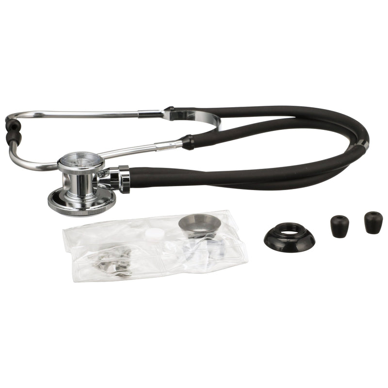 McKesson Sprague Rappaport Stethoscope, Black -Each McKesson Sprague Rappaport Stethoscope, Black -Each