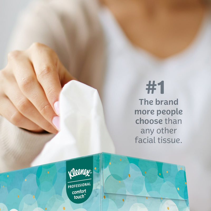 Kleenex Junior Facial Tissue, 2-Ply, Flat Box, White -Box of 40 Kleenex Junior Facial Tissue, 2-Ply, Flat Box, White -Box of 40