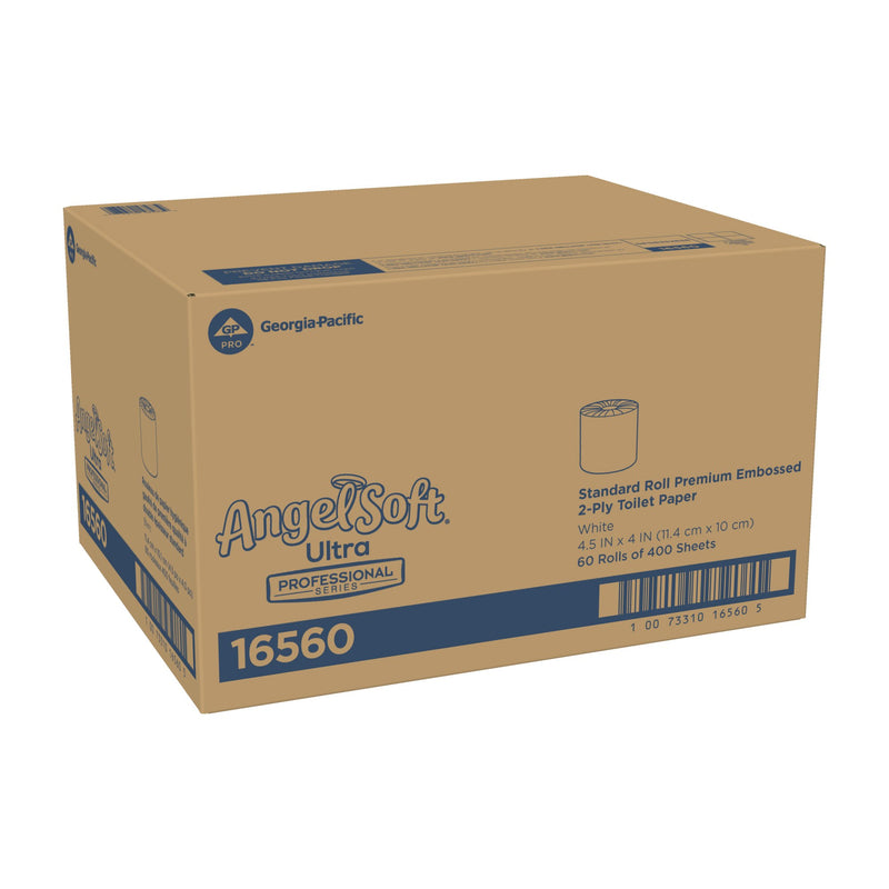 Angel Soft Ultra Professional Series Toilet Paper, 2-Ply, White, 400 Sheets per Roll -Case of 60 Angel Soft Ultra Professional Series Toilet Paper, 2-Ply, White, 400 Sheets per Roll -Case of 60
