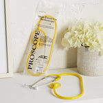 Proscope Disposable Stethoscope, Binaural, Yellow, 22" -Case of 50 Proscope Disposable Stethoscope, Binaural, Yellow, 22" -Case of 50