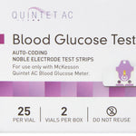 Quintet AC Blood Glucose Test Strips -Box of 1 Quintet AC Blood Glucose Test Strips -Box of 1