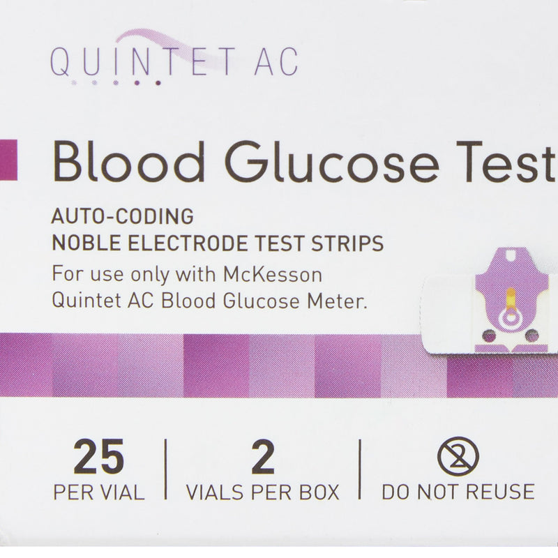 Quintet AC Blood Glucose Test Strips -Box of 1 Quintet AC Blood Glucose Test Strips -Box of 1