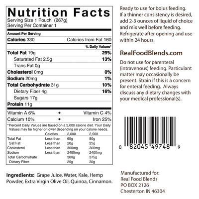 Real Food Blends Pureed Food Blends, Variety Pack, 9.4 oz. Ready-to Use Pouch -Case of 12 Real Food Blends Pureed Food Blends, Variety Pack, 9.4 oz. Ready-to Use Pouch -Case of 12