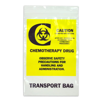 Elkay Plastics Chemo Drug Transport Bags -Box of 100 Elkay Plastics Chemo Drug Transport Bags -Box of 100