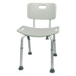 McKesson Aluminum Bath Bench, 15½ – 19½ Inch Height -Each McKesson Aluminum Bath Bench, 15½ – 19½ Inch Height -Each